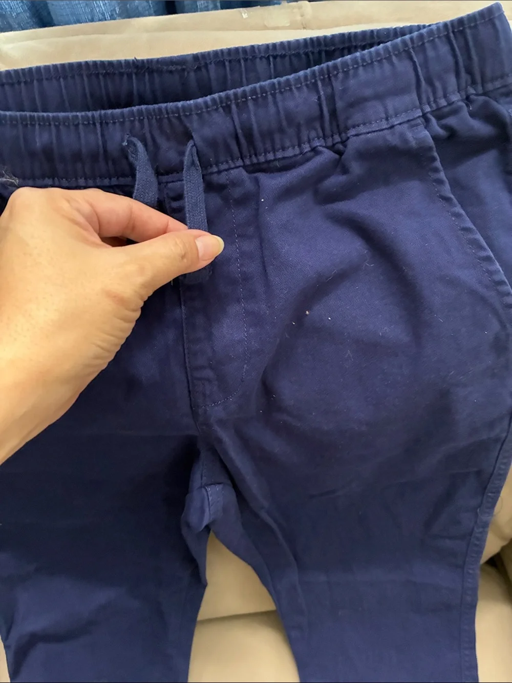Kids Jogger Pants - Navy and Gray